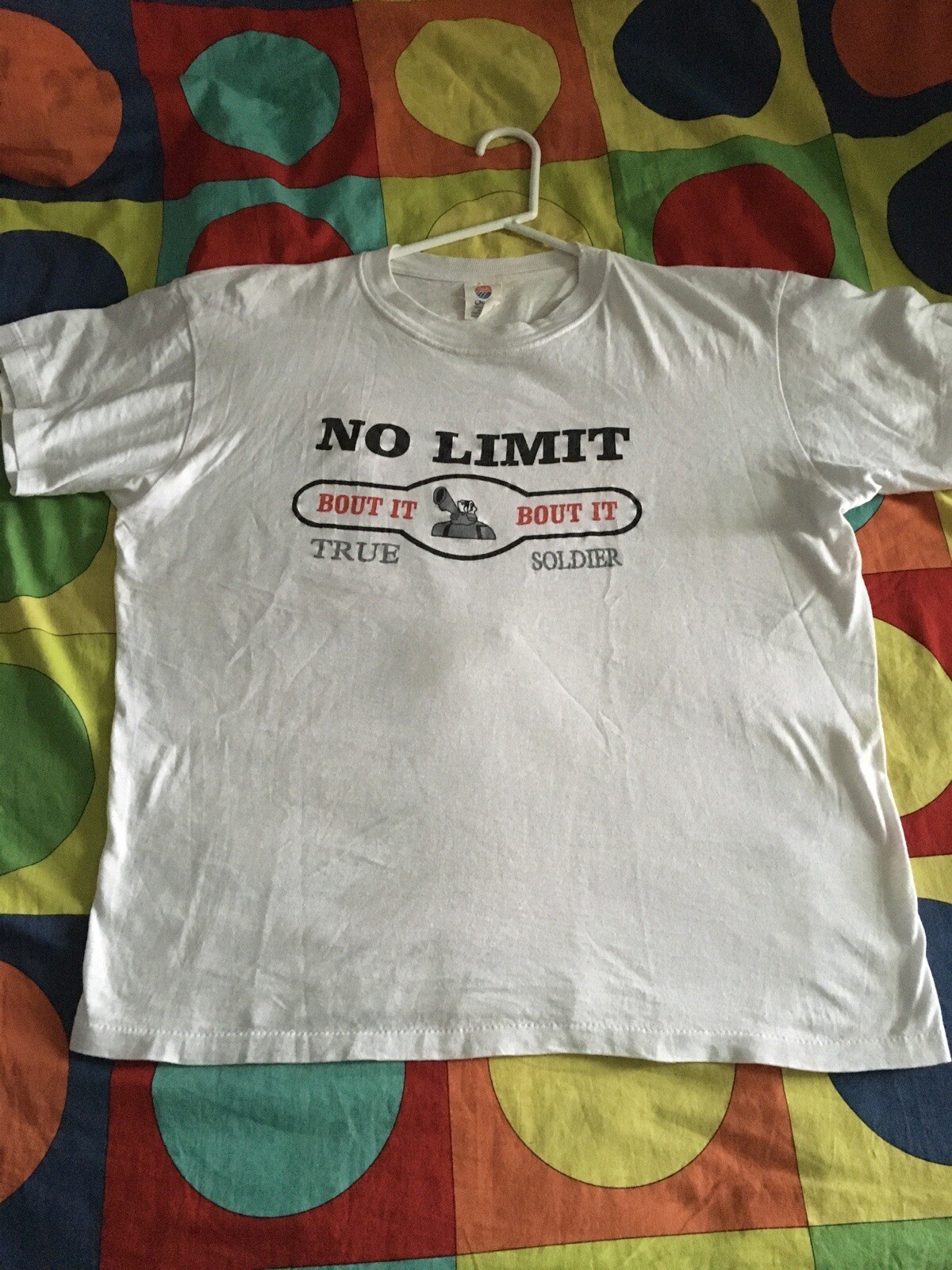 no limit bout it bout it true soldier single stitch vtg rap tee shirt L 23×27.5