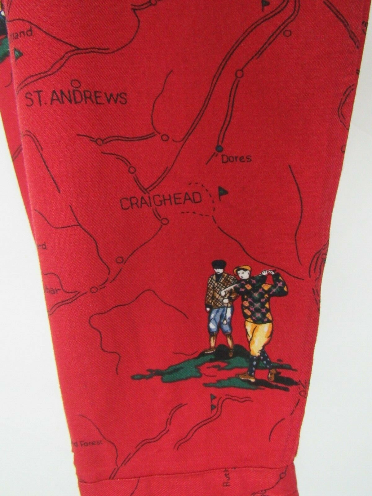 VTG 1980s KENNETH GORDON MEN’S SIZE LARGE GOLF SHIRT ST. ANDREWS UNITED KINGDOM