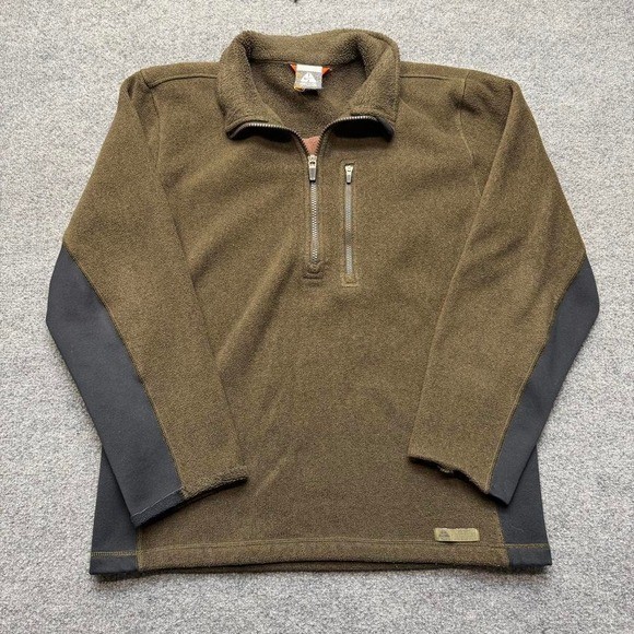 Vtg Nike acg brownish green q zip size men’s small