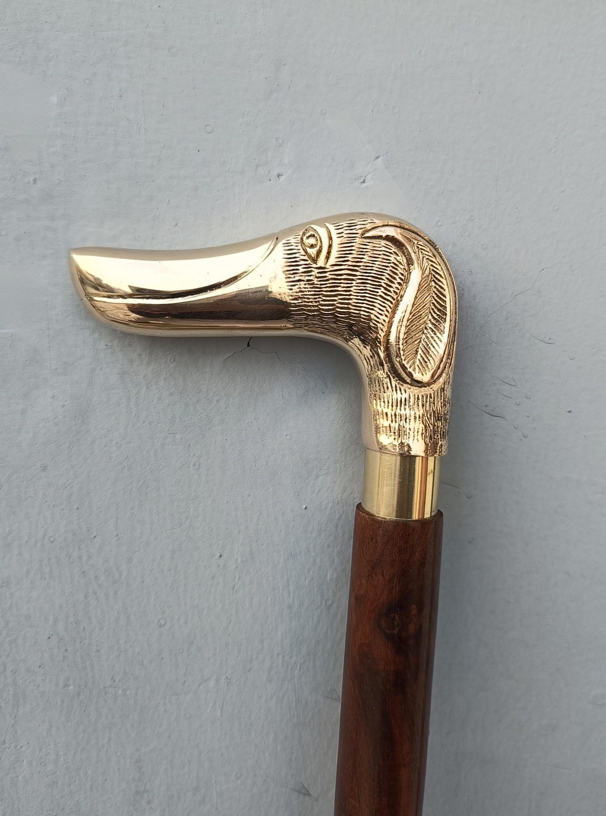 Dog Head Walking Stick Antique Style Walking Cane Victorian Walking Stick
