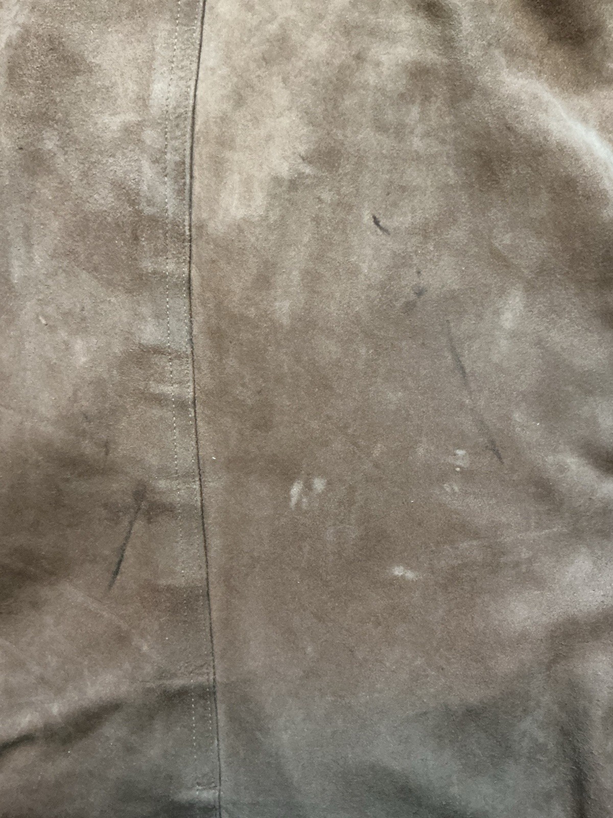 Vintage Giorgio Armani Made In Italy Suede Leather Motorcycle Full Zip Jacket 50