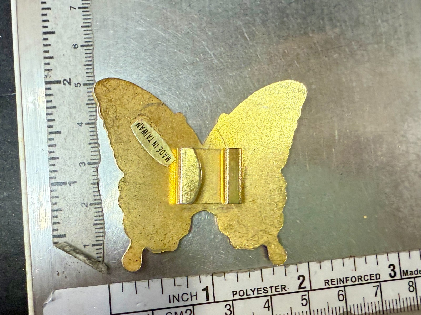 Beautiful Multi-Colored Butterfly Shaped Cutout Hippy Boho Vibe Belt Buckle