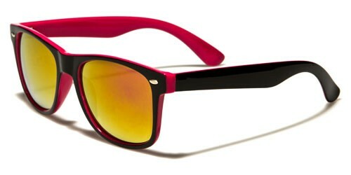 NEW BLACK PINK PLASTIC FRAME WAYFARER FRAME LENS SUNGLASSES UNISEX RETRO WF04