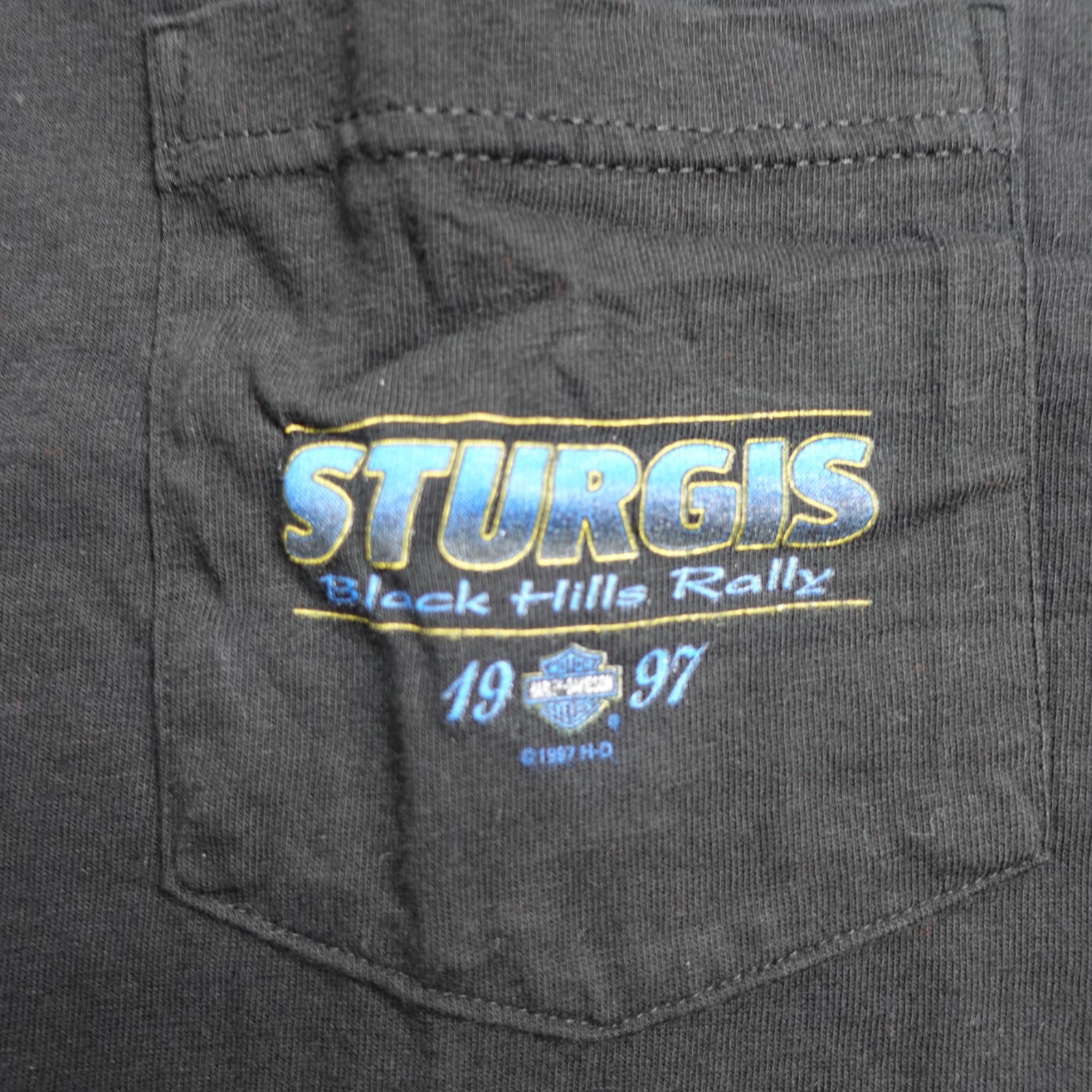 Vintage 90s Sturgis MotorCycle Rally 1997 T Shirt Holoubek Harley Davidson