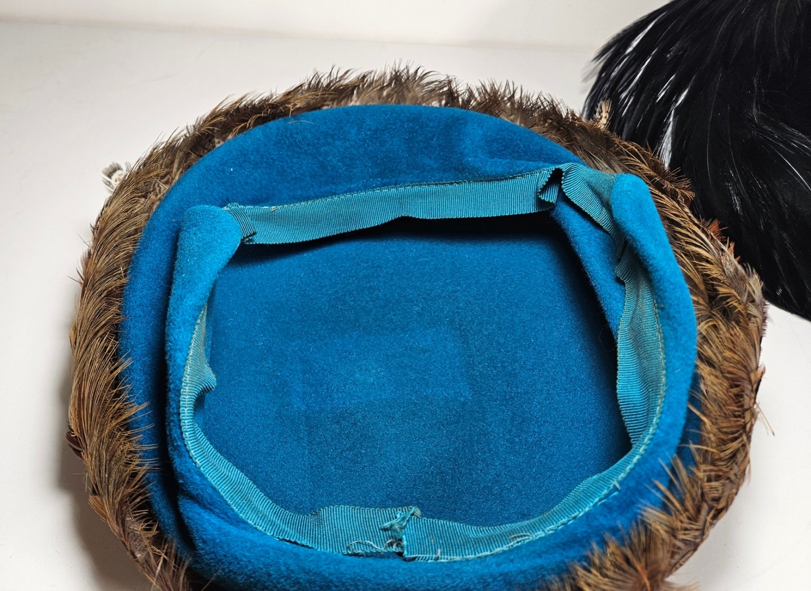 2 Feather Hats – Lucila Mendez Exclusive New York hat Plus an Unknown hat