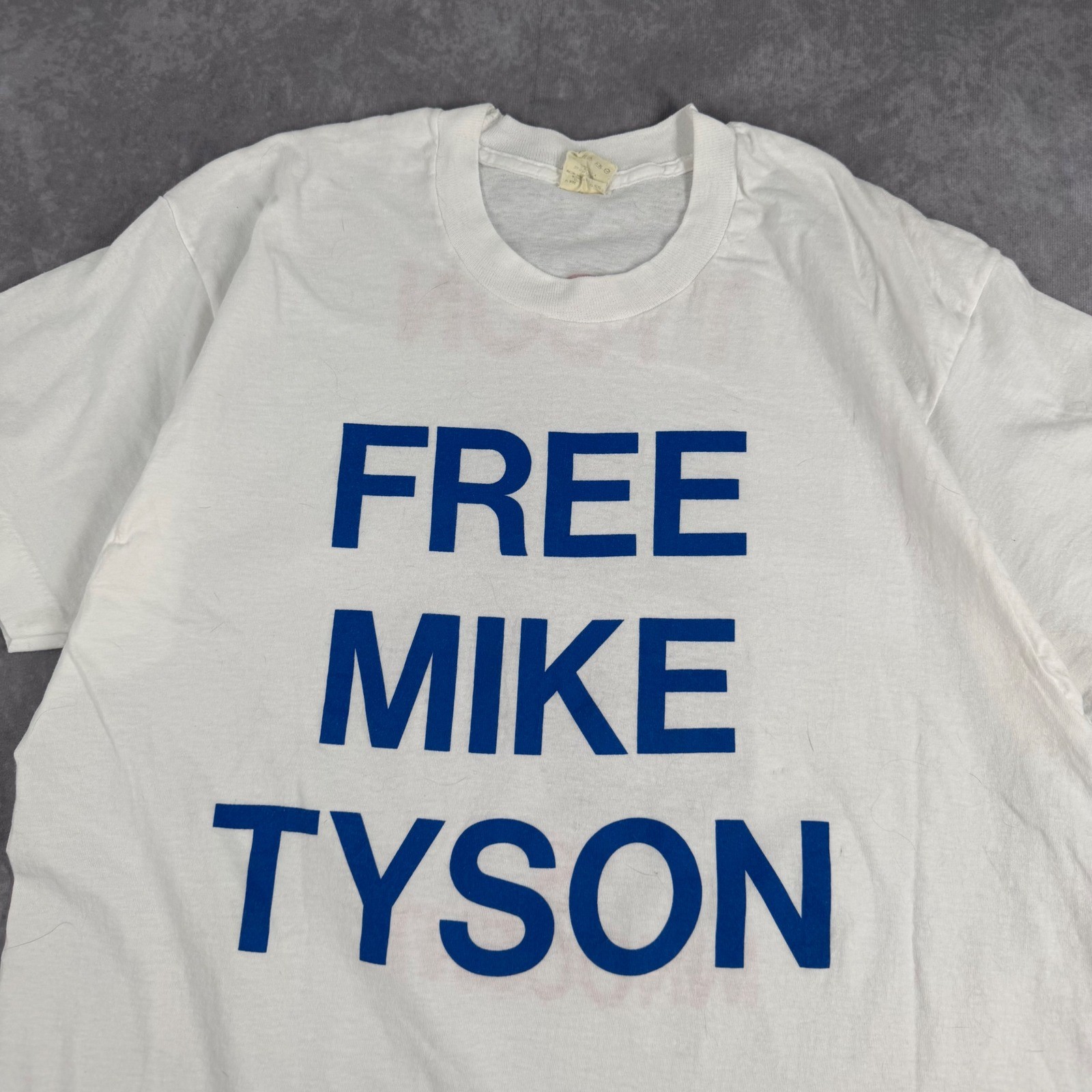 Vintage Screen Stars Free Mike Tyson Is Innocent T-Shirt Single Stitch