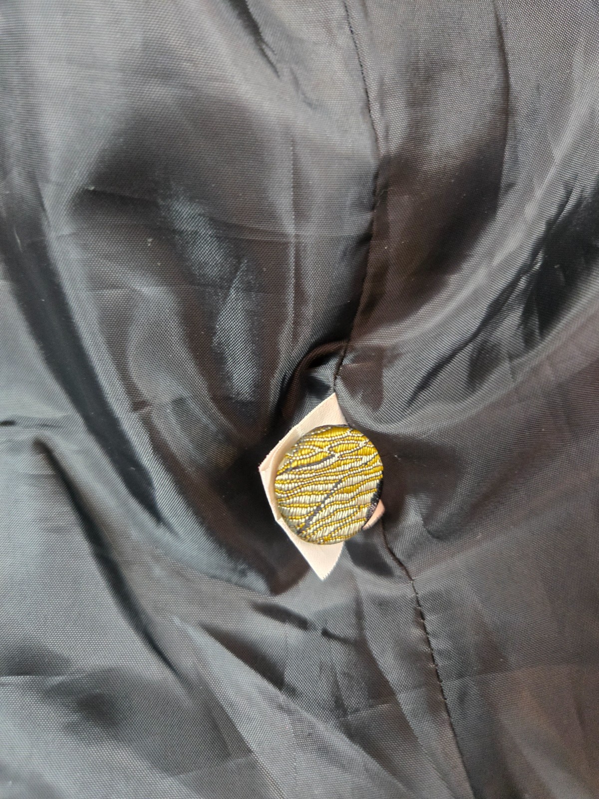 Victor Costa Occasion Gold Floral Jacquard Jacket L Hong Kong Vintage