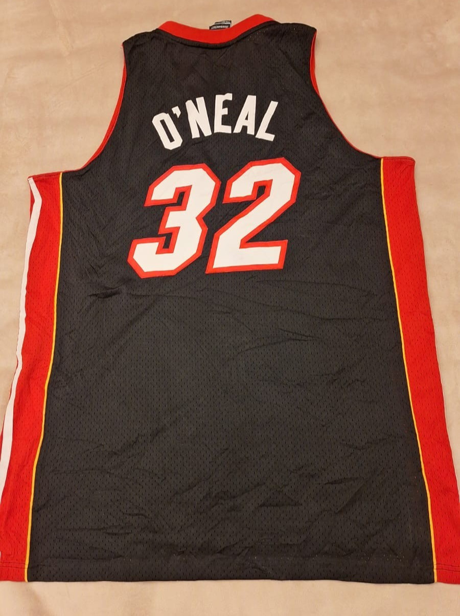 Vintage Reebok NBA Authentic Shaquille O’Neal #32 Miami Heat Jersey Size 2XL