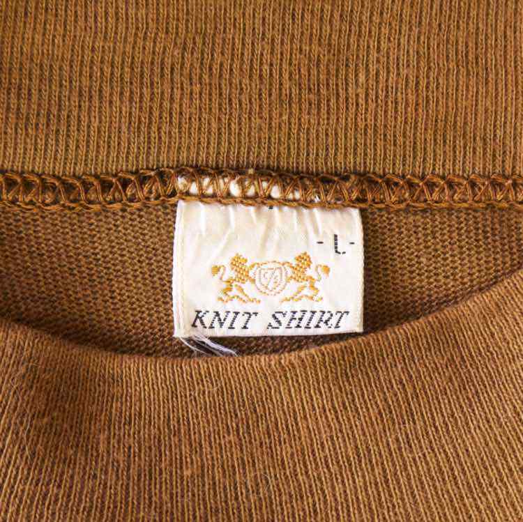 Vtg 60s 70s Basket Weave Pleather Cognac Faux Suede Sweater Beach Boy M L