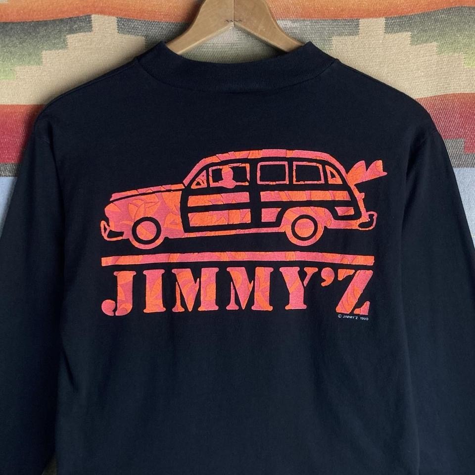 Vintage 90s Jimmy’z Surf Black Long Sleeve T-shirt | Size Mens Medium USA