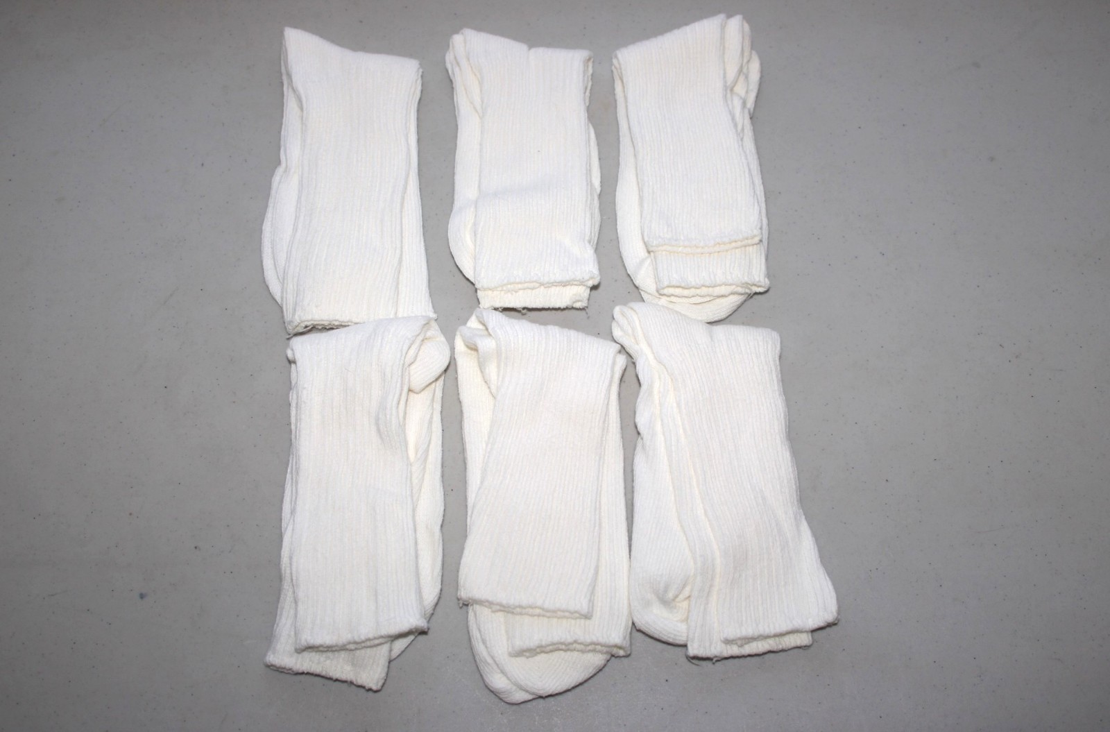 READ* OpenPack New 1994 Fruit Of The Loom Womens Socks 6 Pair Anklet Cuffed Crew