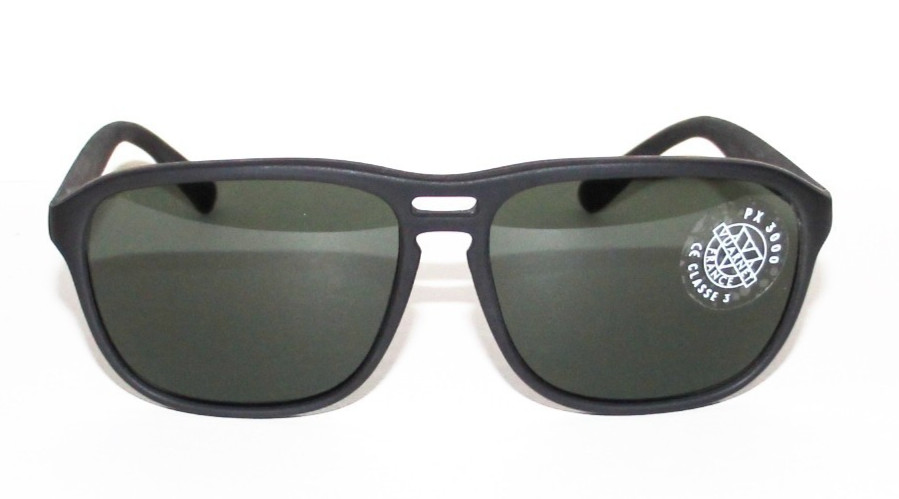 259$ Vintage Vuarnet 083 Matte Black Sunglasses PX3000 green glass Mineral Lens