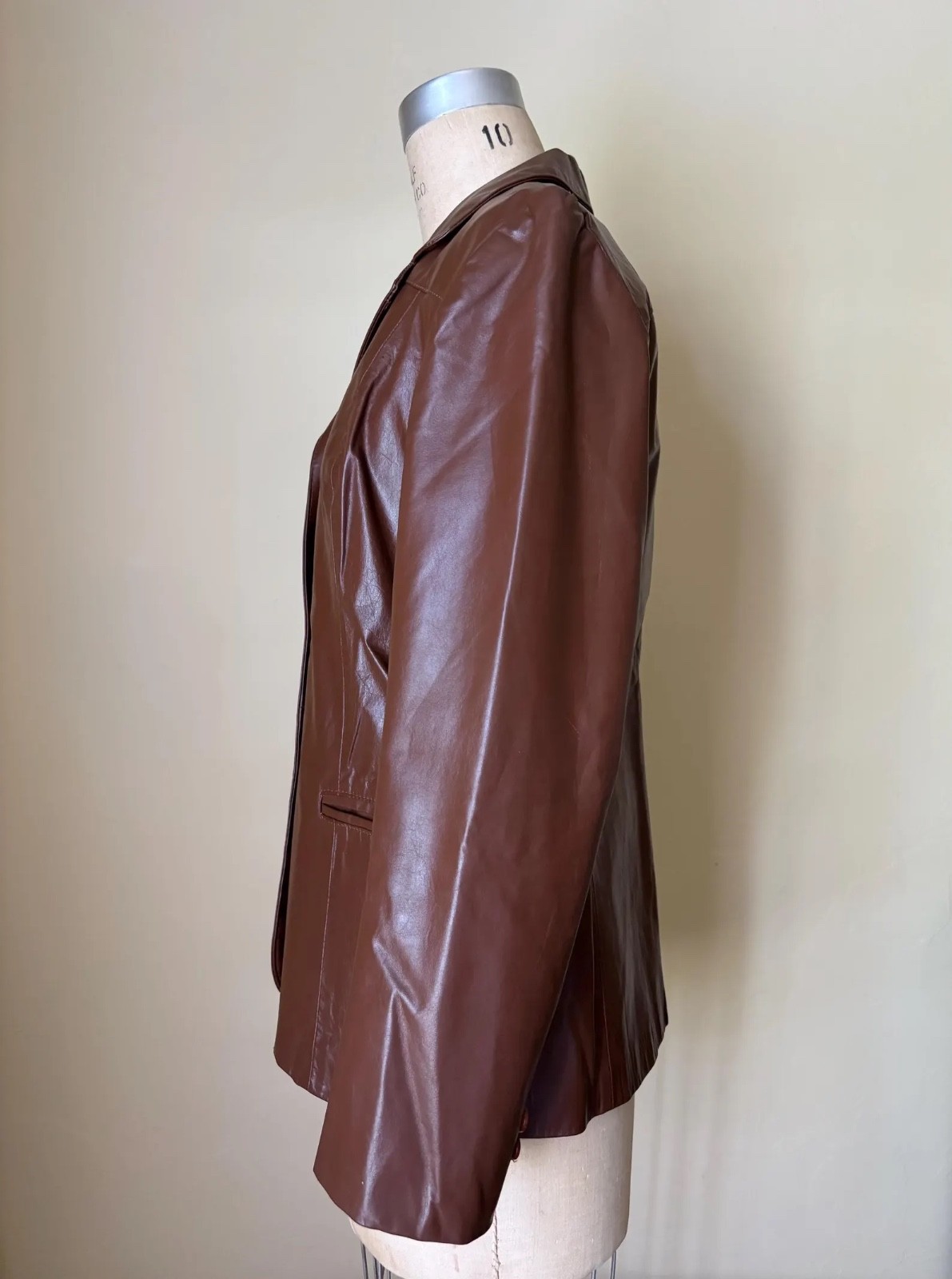 Vintage 70s AVANTI Leather Menswear Western Style Jacket Blazer USA MADE M / L