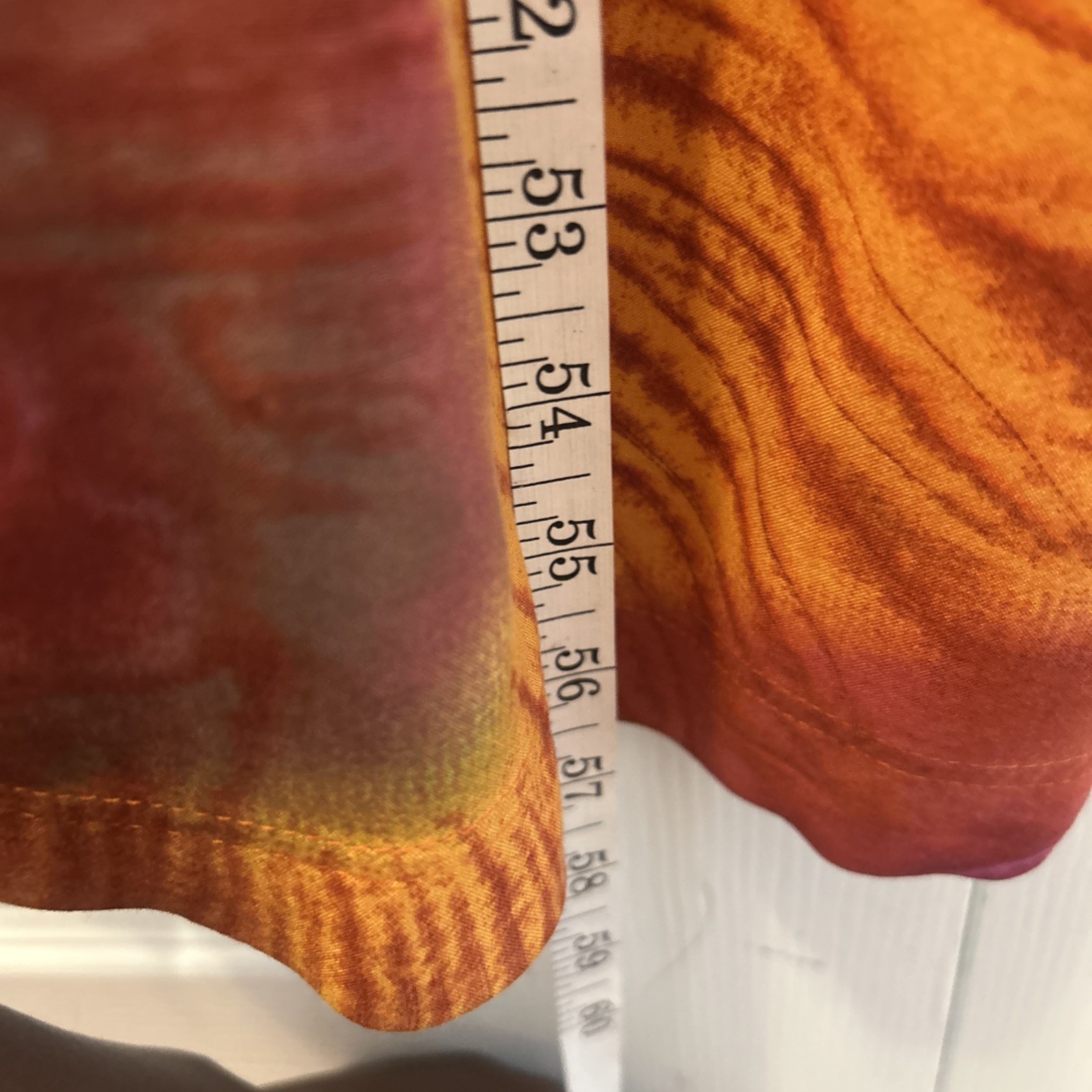 1980’s Homemade Psychedelic Sunburst Caftan Hippie Tye-dye Maxi Dress S-22-24W