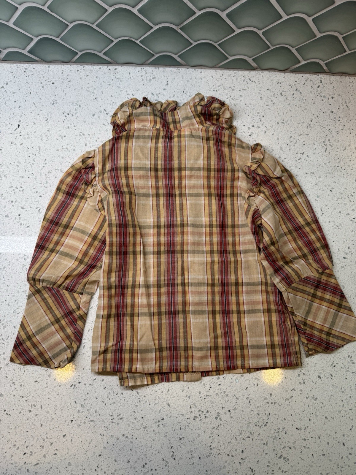 Vintage 80s 3T Girls Clothes Lot Sweatshirt Overalls Blouse Winter Fall