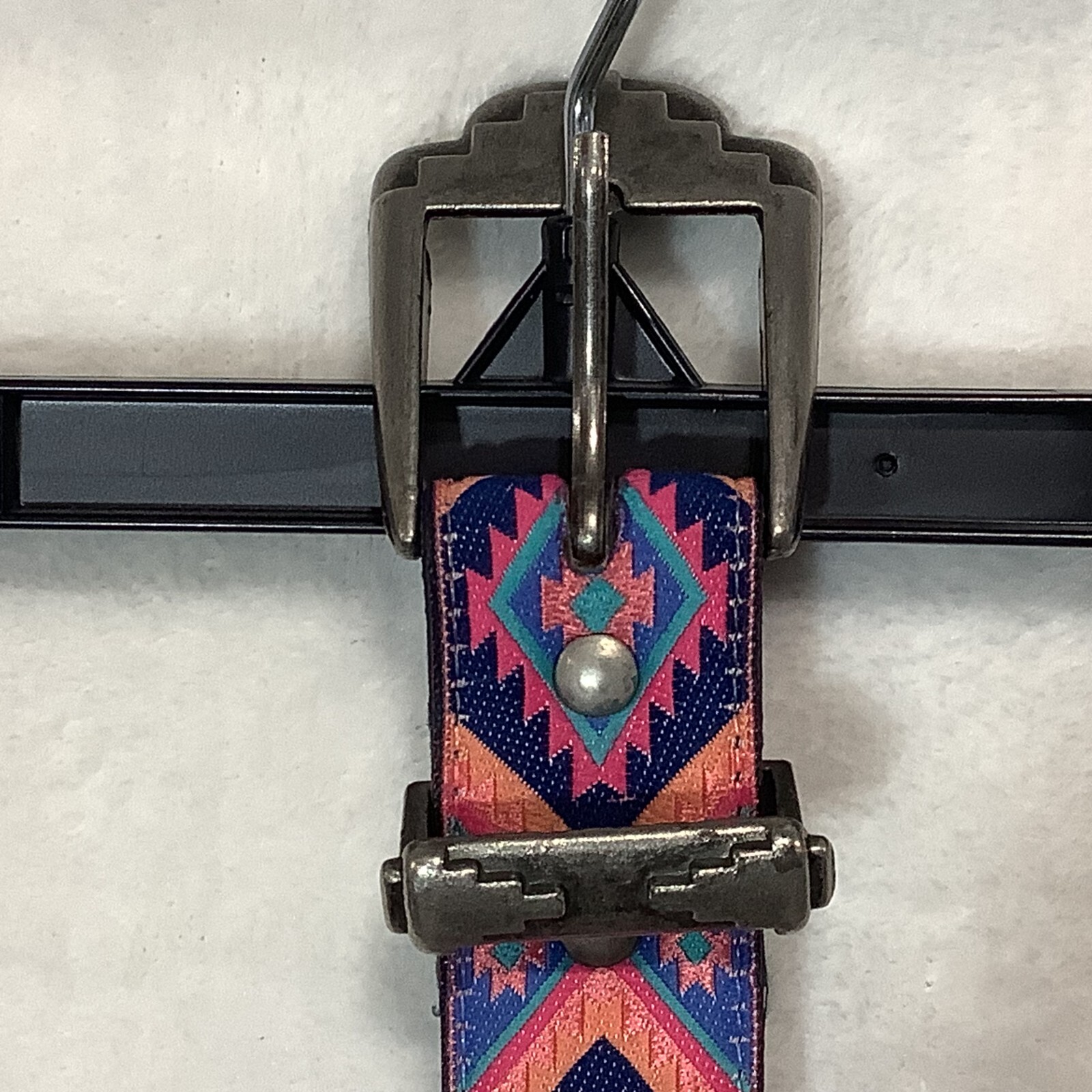 Vintage Ladies NUOVO Southwest Western Cowgirl rodeo Belt Size 9 Aztec Indian