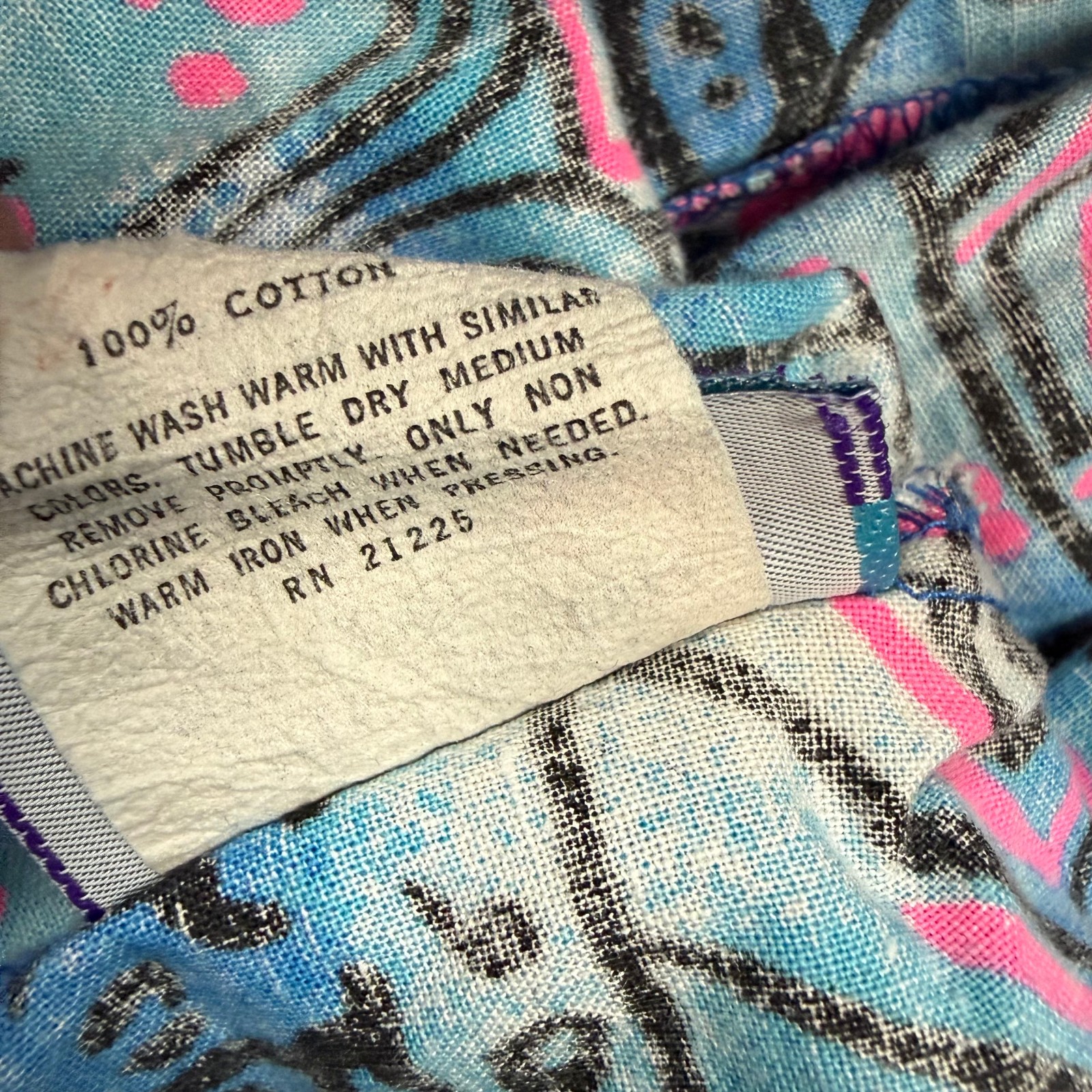 Vintage 80s aop Funky Tribal Shorts All Over Print Large fresh prince Surf 90s