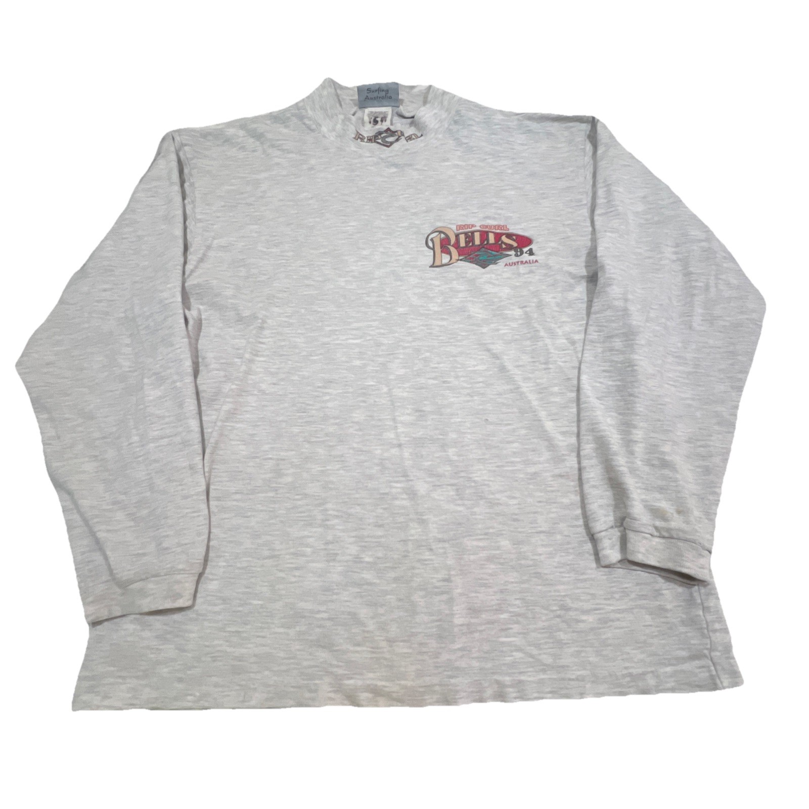 Vintage 1994 Rip Curl Bells Australia T Shirt Medium Long Sleeve Slater X Potter