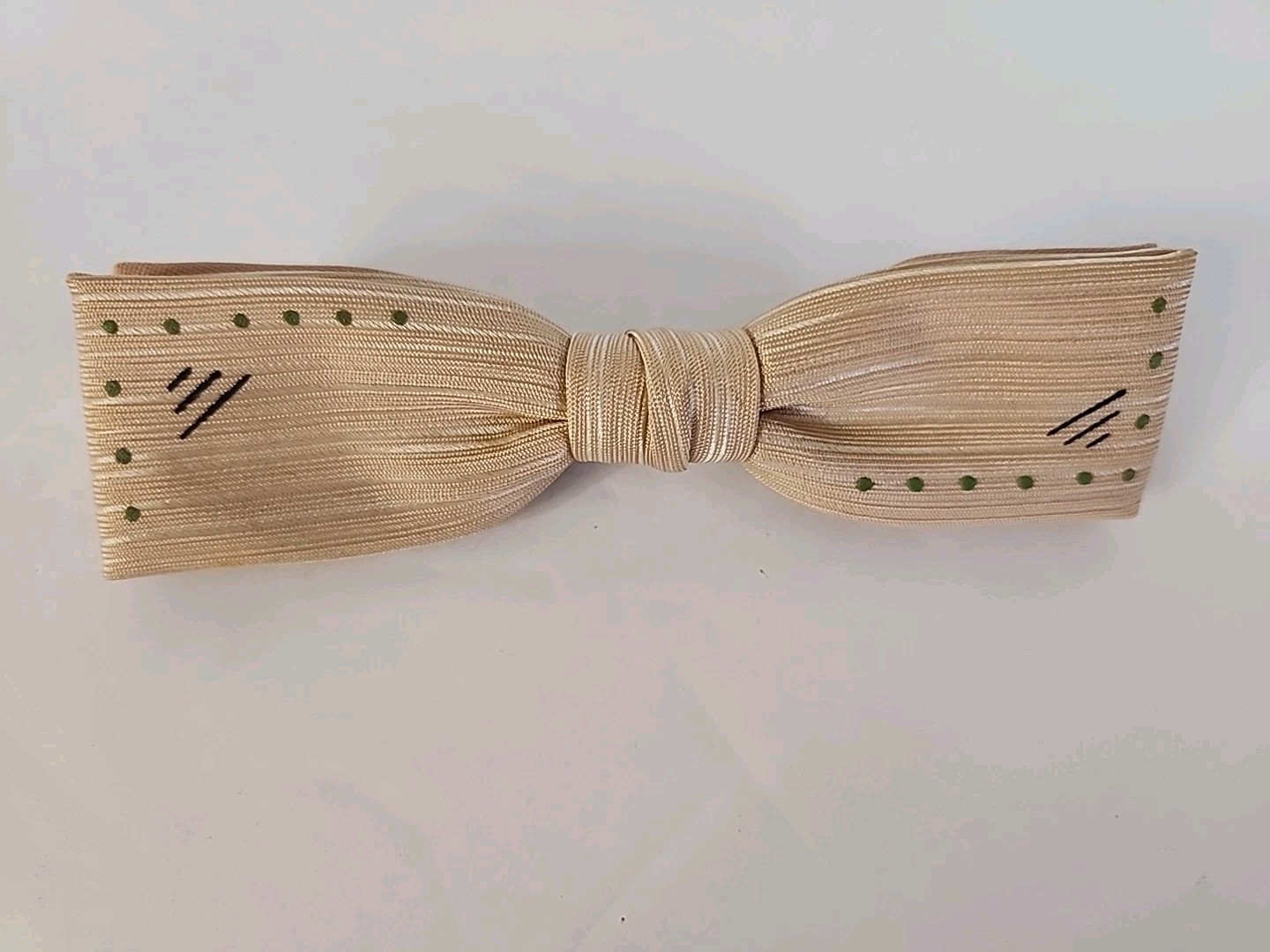 Vintage 1950’s Ormand NYC Clip On Bow Tie Art Deco EUC