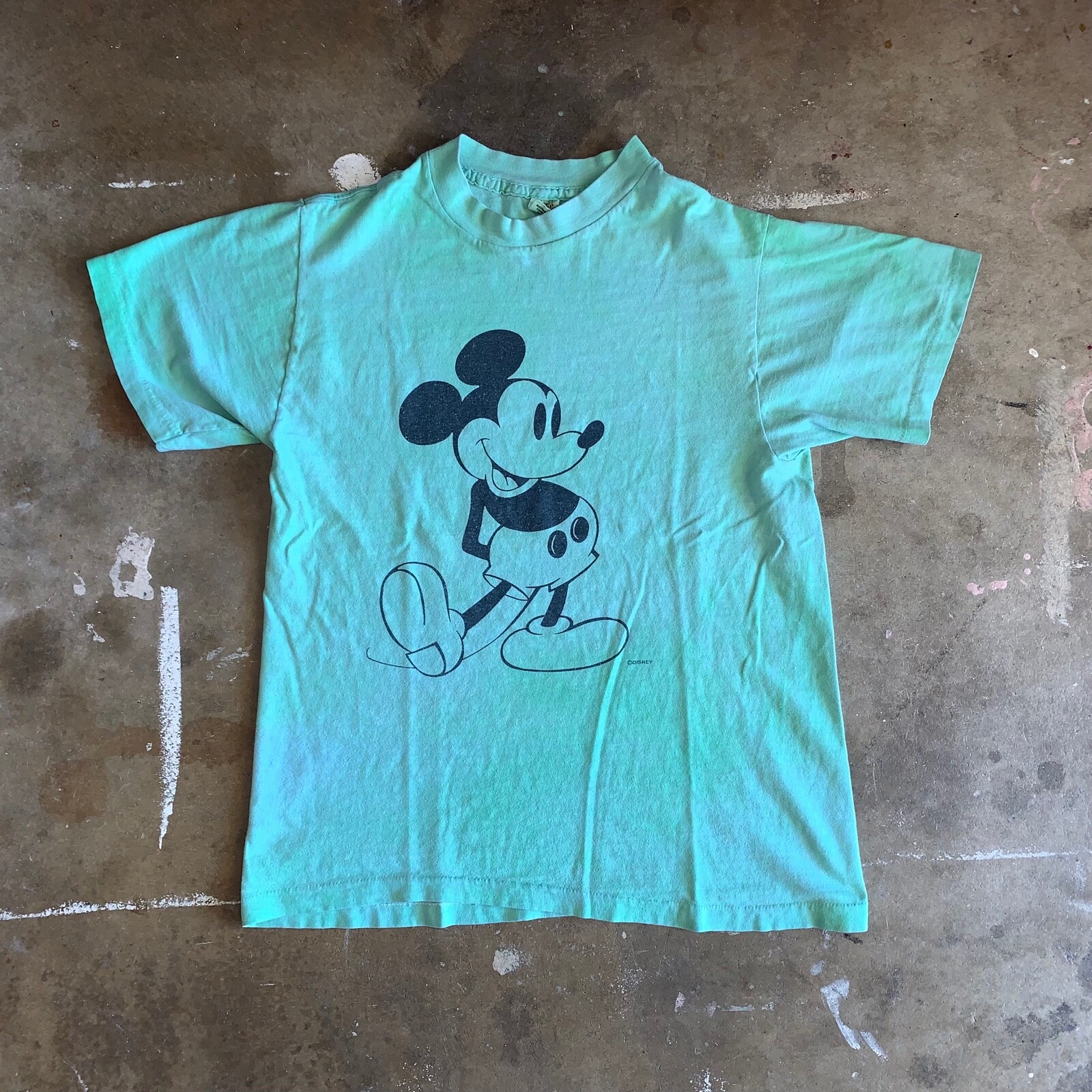 1960s – 1970s VINTAGE MICKEY MOUSE T-SHIRT SZ S DISNEY WORLD DISNEYLAND 60s 70s
