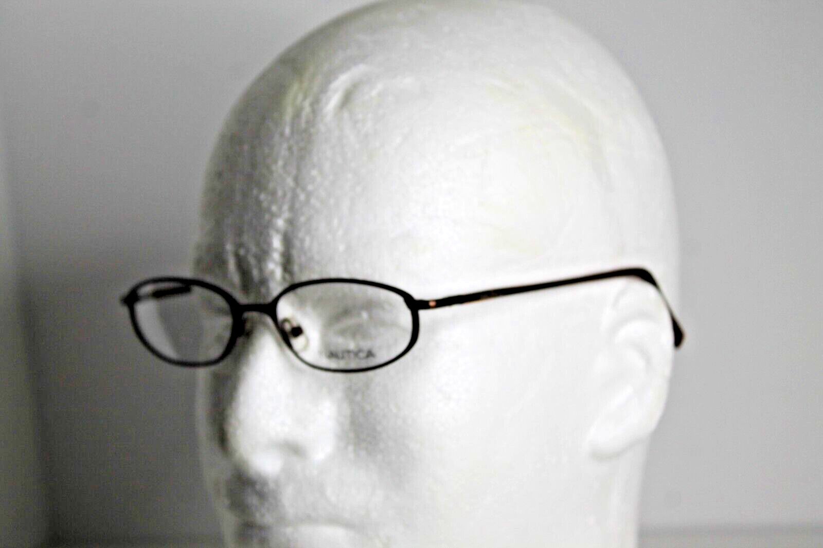 Vintage NOS Nautica Brown Eyeglasses Frames Only N7070 008 Size 49 [] 17 135 MM