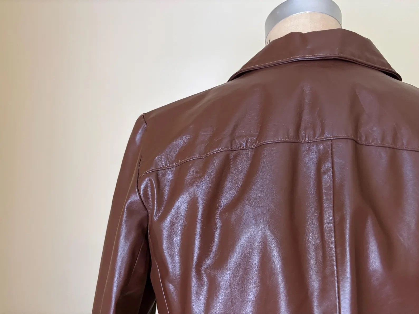 Vintage 70s AVANTI Leather Menswear Western Style Jacket Blazer USA MADE M / L