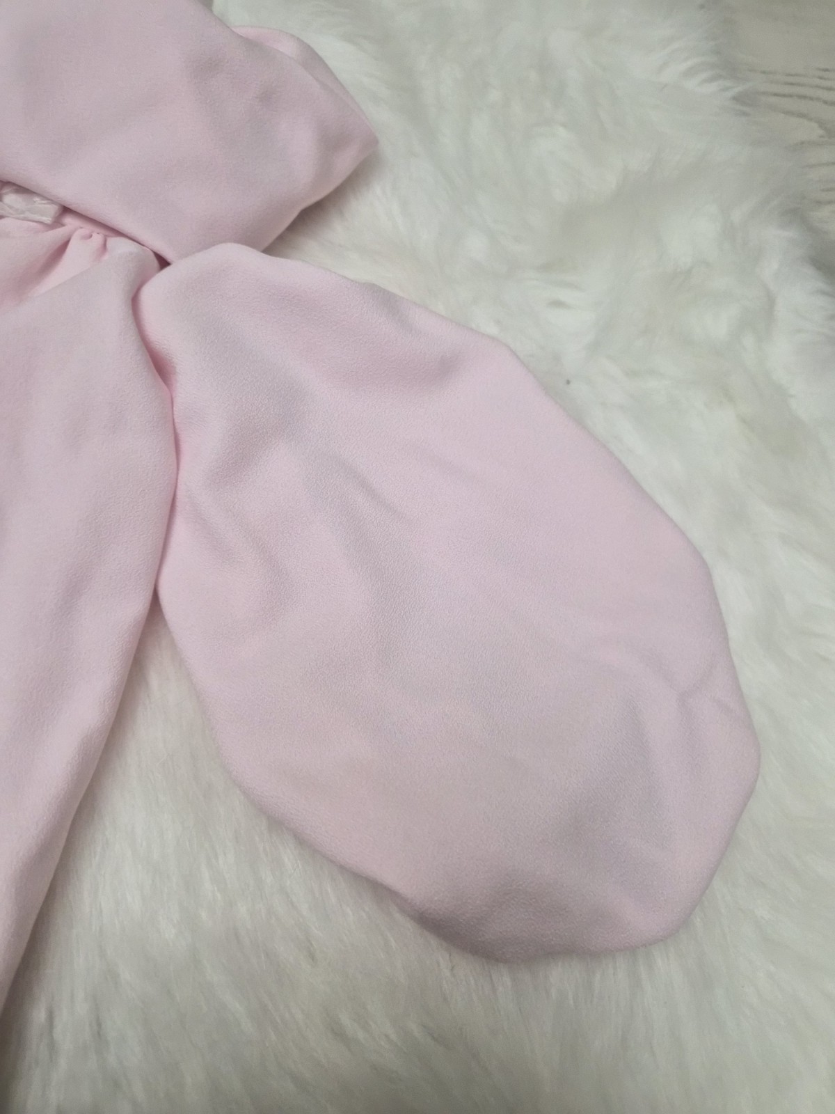Vintage 3 pcs Baby Girl Dress Outfit Rose Cottage Size 12m Pink