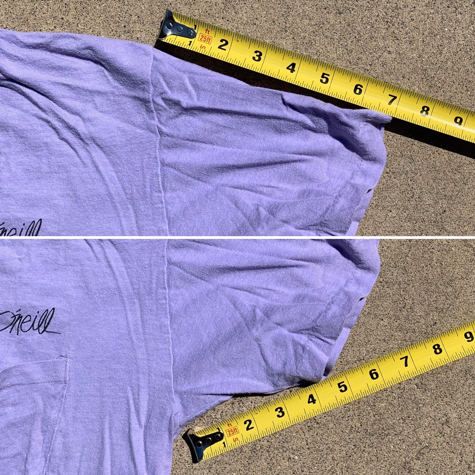 Vintage O’Neill Pocket Tee T-Shirt Surf Surfer Surfboard Graphics HI CRU Label L
