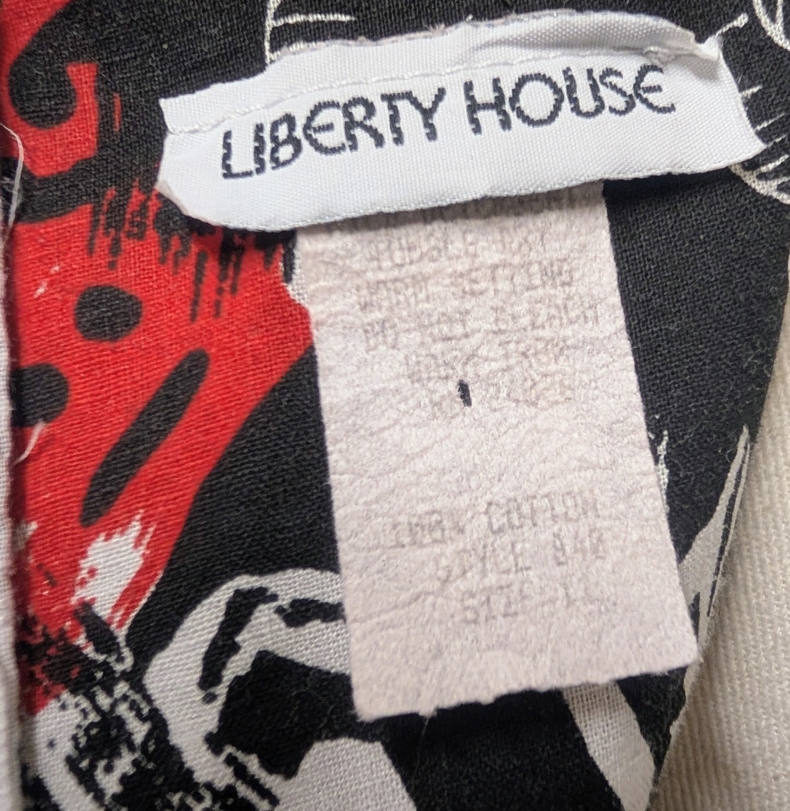 Vintage Liberty House Hawaiian Prairie Maxi Dress Muu Muu Eyelet Yolk Trim S/M