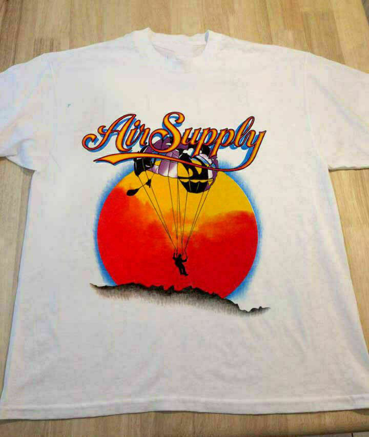 Vtg Air Supply Concert 2023 Heavy Cotton White All Size T Shirt UR900