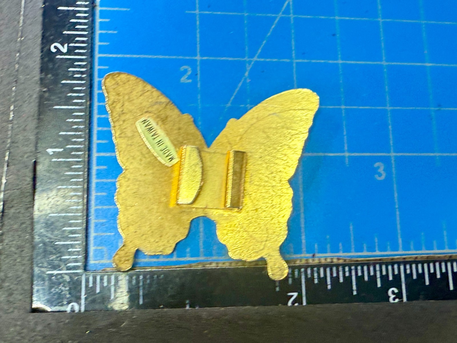 Beautiful Multi-Colored Butterfly Shaped Cutout Hippy Boho Vibe Belt Buckle