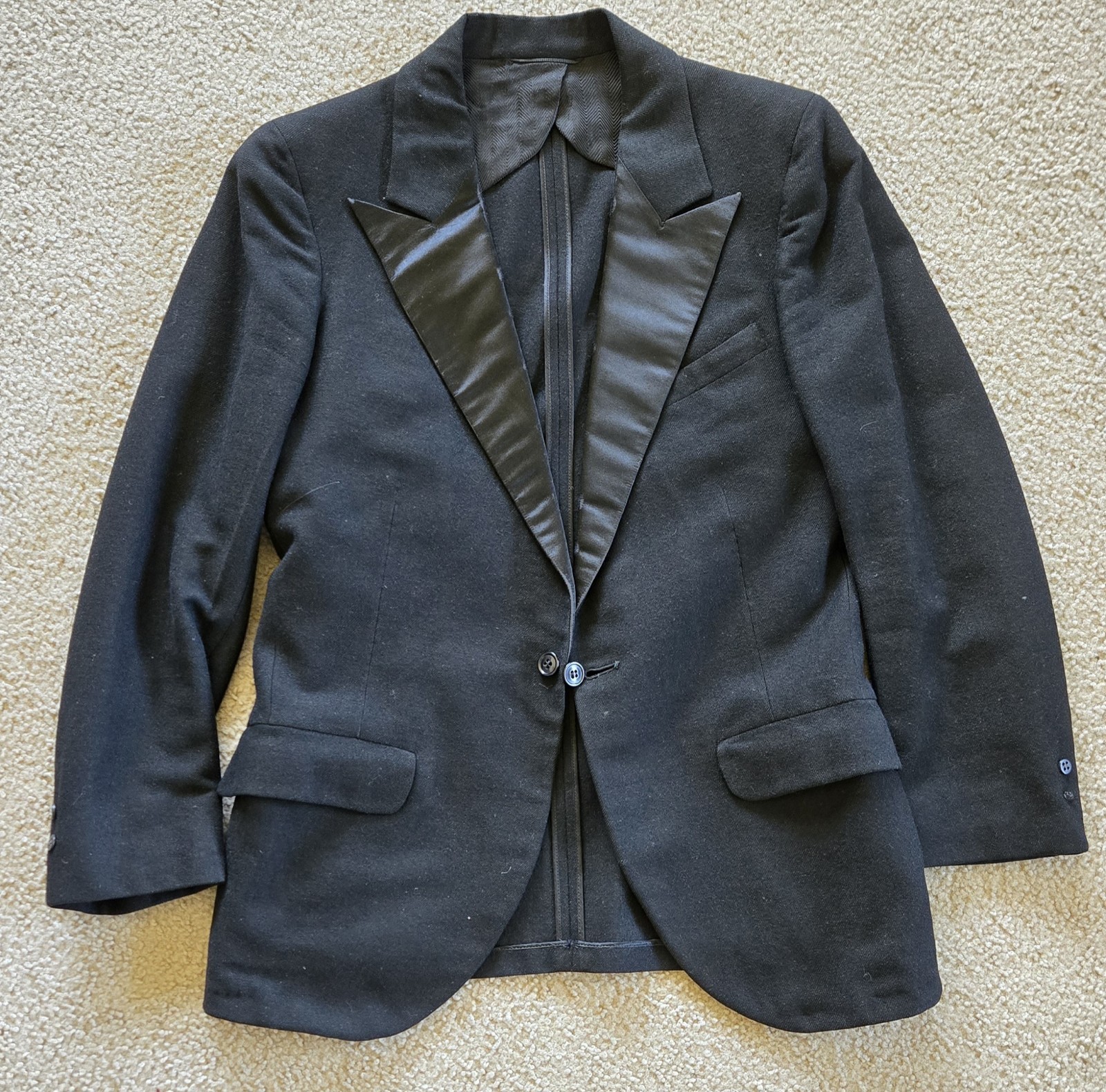 Late 1920s Mens 3 piece Suit / Tuxedo Size 36R 37R 34×28