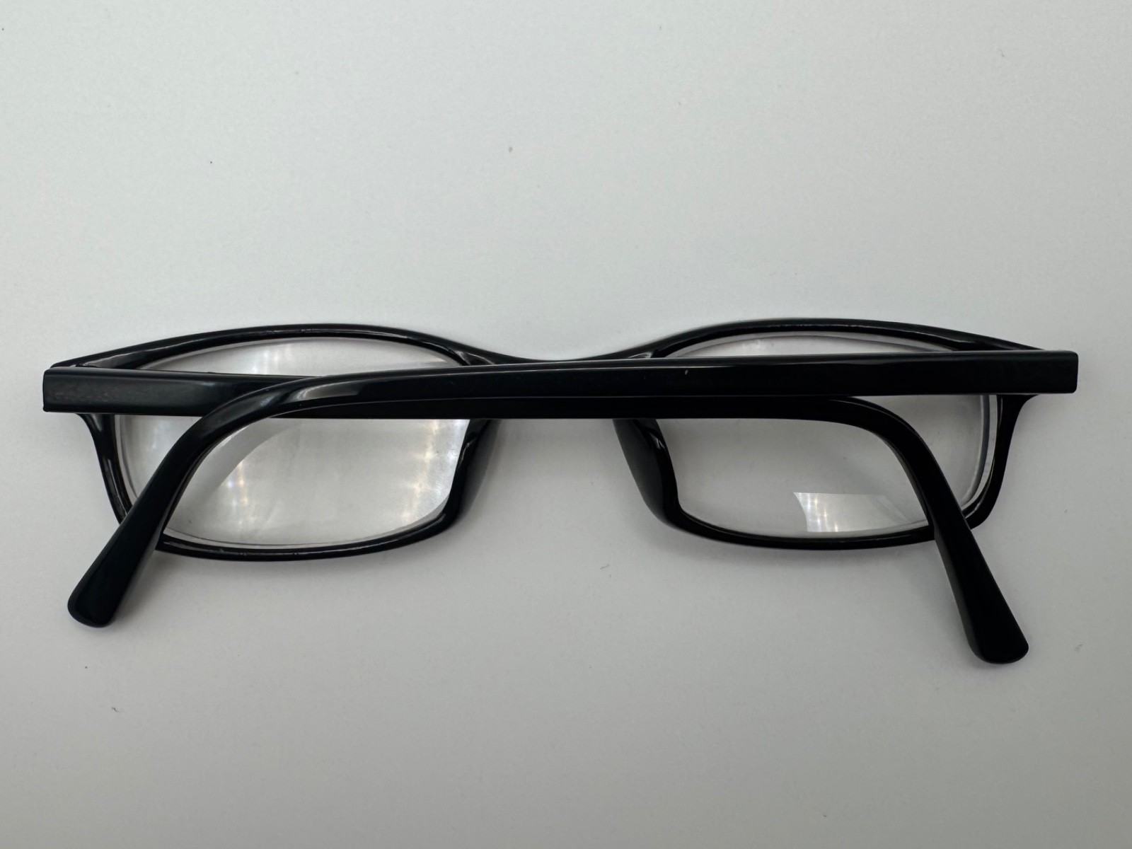 Vintage Rochester Optical R-5A Black Rectangle Eyeglass Frames 140mm USA