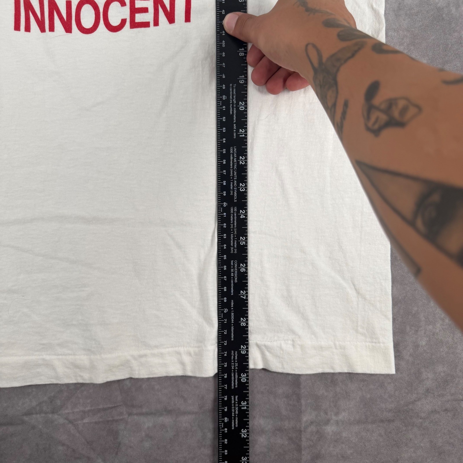 Vintage Screen Stars Free Mike Tyson Is Innocent T-Shirt Single Stitch