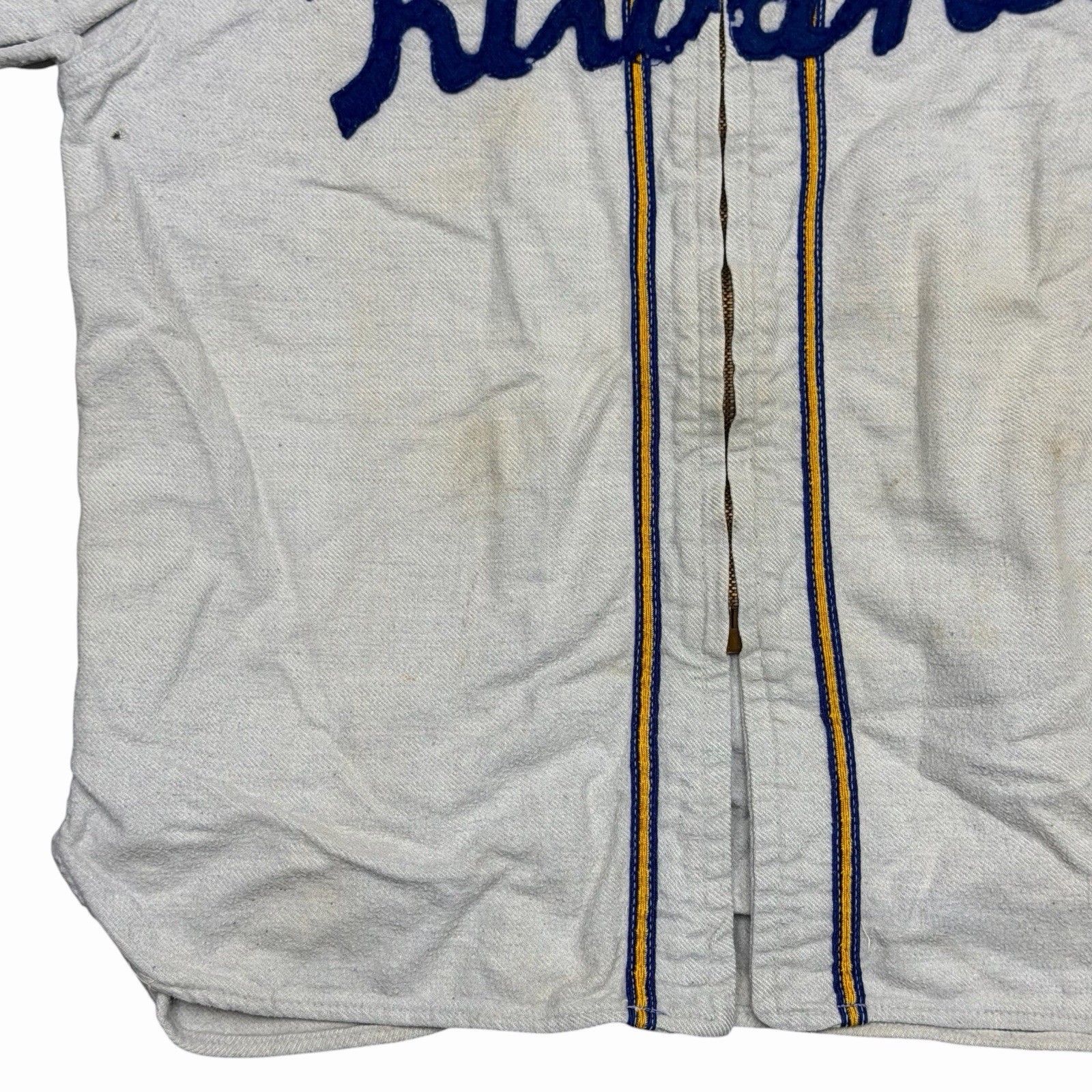 Vintage Kids 1950s Little League Baseball Jersey Kiwanis Size YL HTF Rare