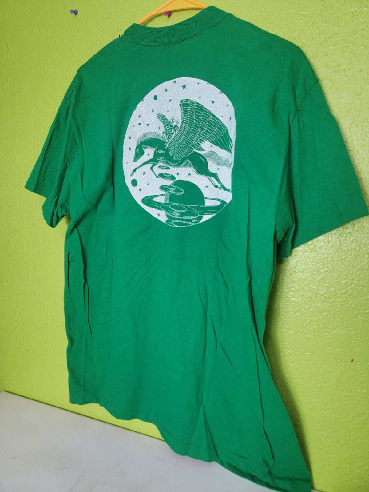 VTG Early 1970s Hi Cru Lacy Park Ultimate Marino Pegasus Shiet Space Rare Art