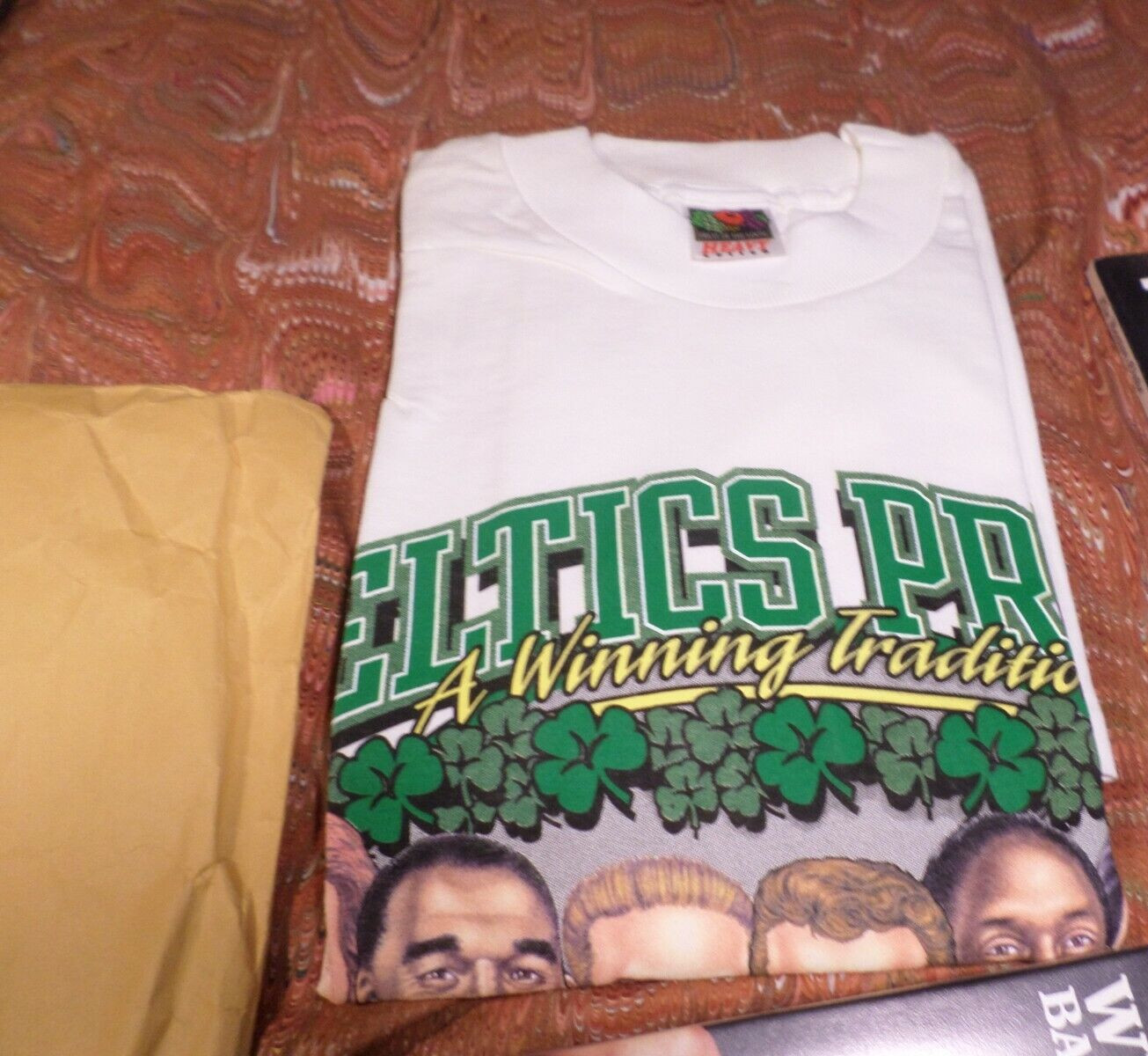 Boston Celtics Winning Tradition 50 Years T shirt XXL. Factory Folded; W/ Photo