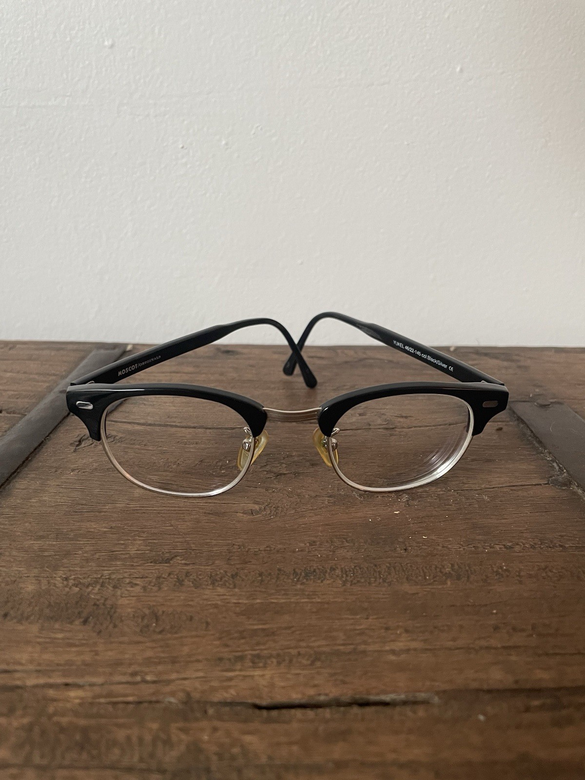 Moscot Yukel Glasses Frame Black VTG
