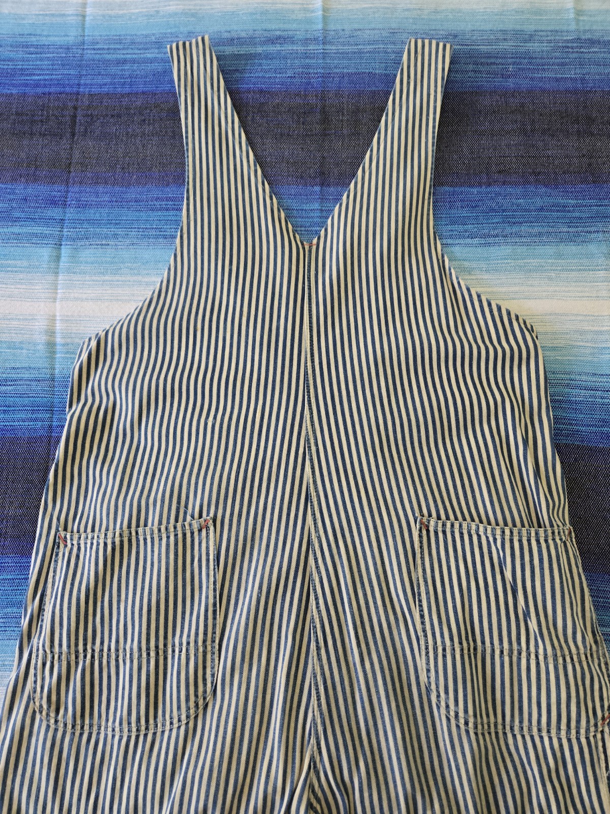 VTG RARE 1950s Penneys Pay Day VestBak Express Stripe Sanforized Overalls, 44×29
