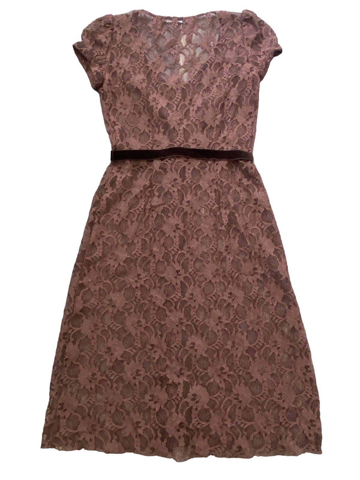 Vintage Betsey Johnson New York Peak A Boo Lace 90s Y2K Dress Coquette Size 2