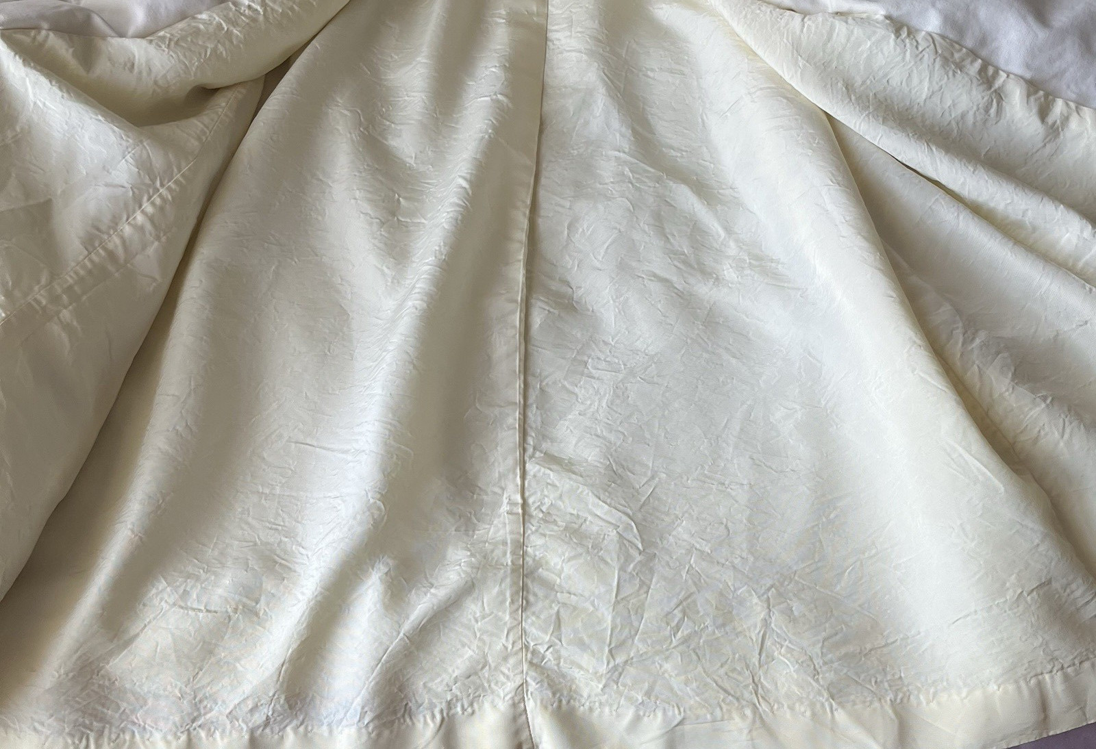 Vintage Bill Blass Bond Street White Canvas Trench and Hat Dayton’s Oval Room