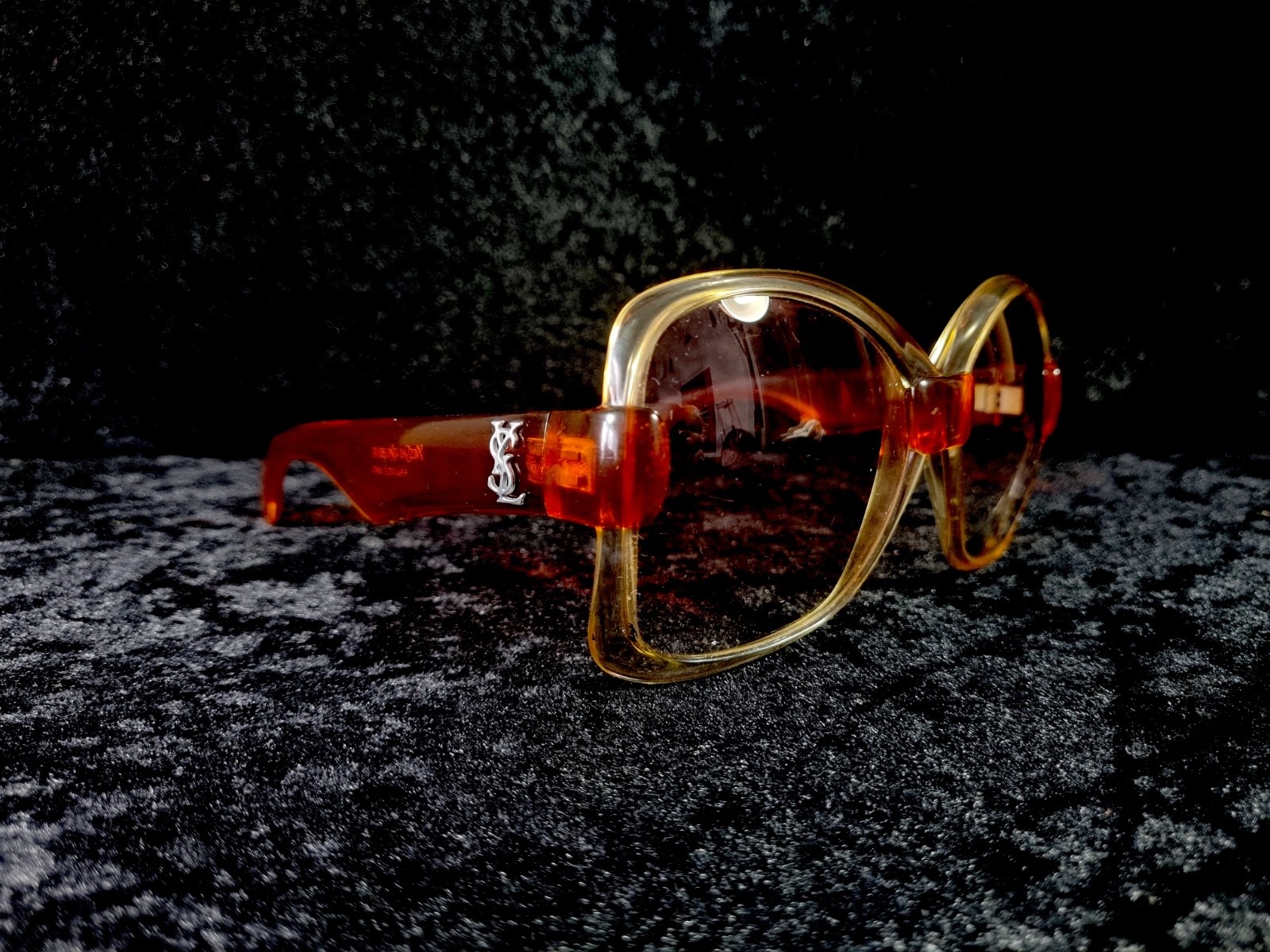 Original YSL Yves Saint Laurent Sunglasses Model France 541 Vintage 1970s
