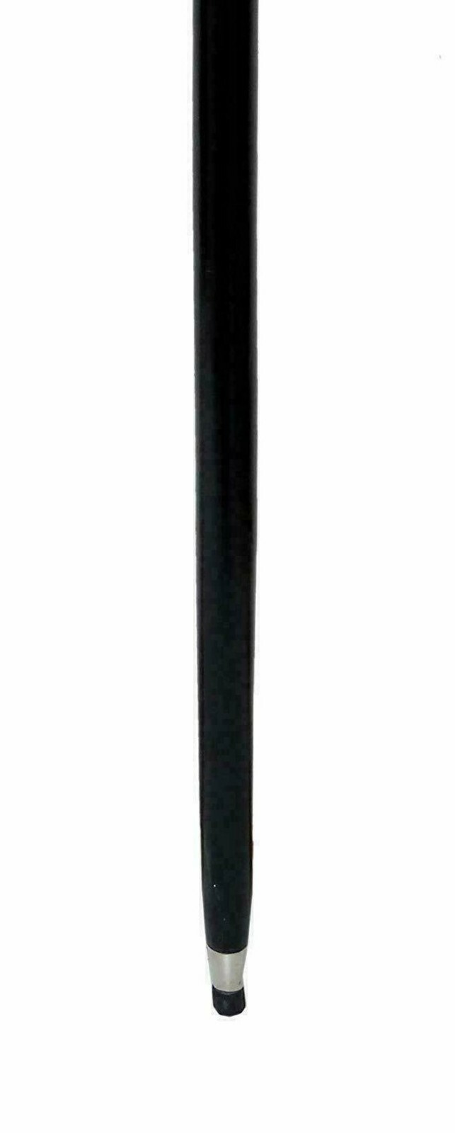 Antique Chrome Finish Wolf Head Handle 3 Fold Wooden Walking Stick Halloween Ite
