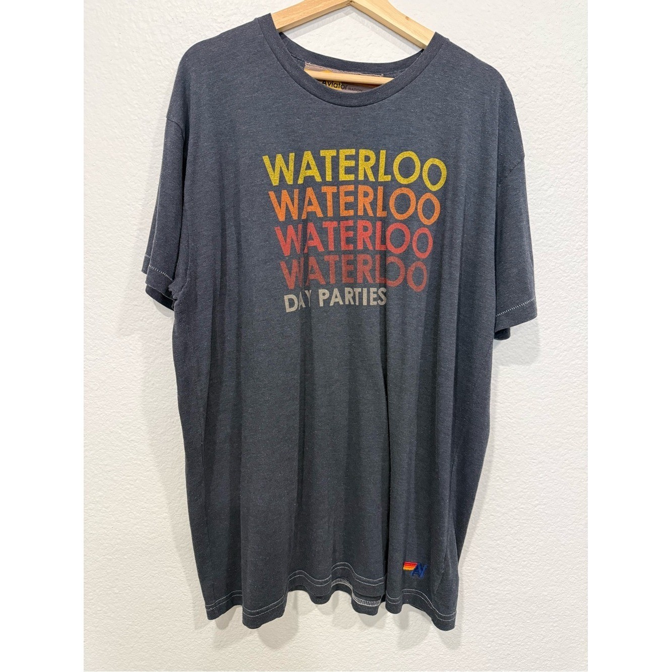 Aviator Nation rare Waterloo Day Party tee, XXL