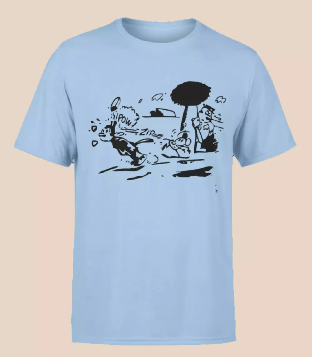 Krazy Kat adults T-shirt blue Unisex All sizes S to 45XL XY133