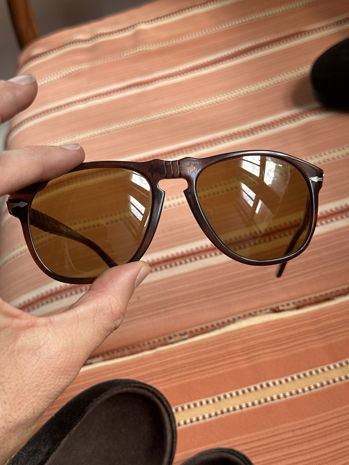 ULTRA RARE VINTAGE Persol Ratti 649/4 N Tortoise Shell Italy 60s-80s Sunglasses