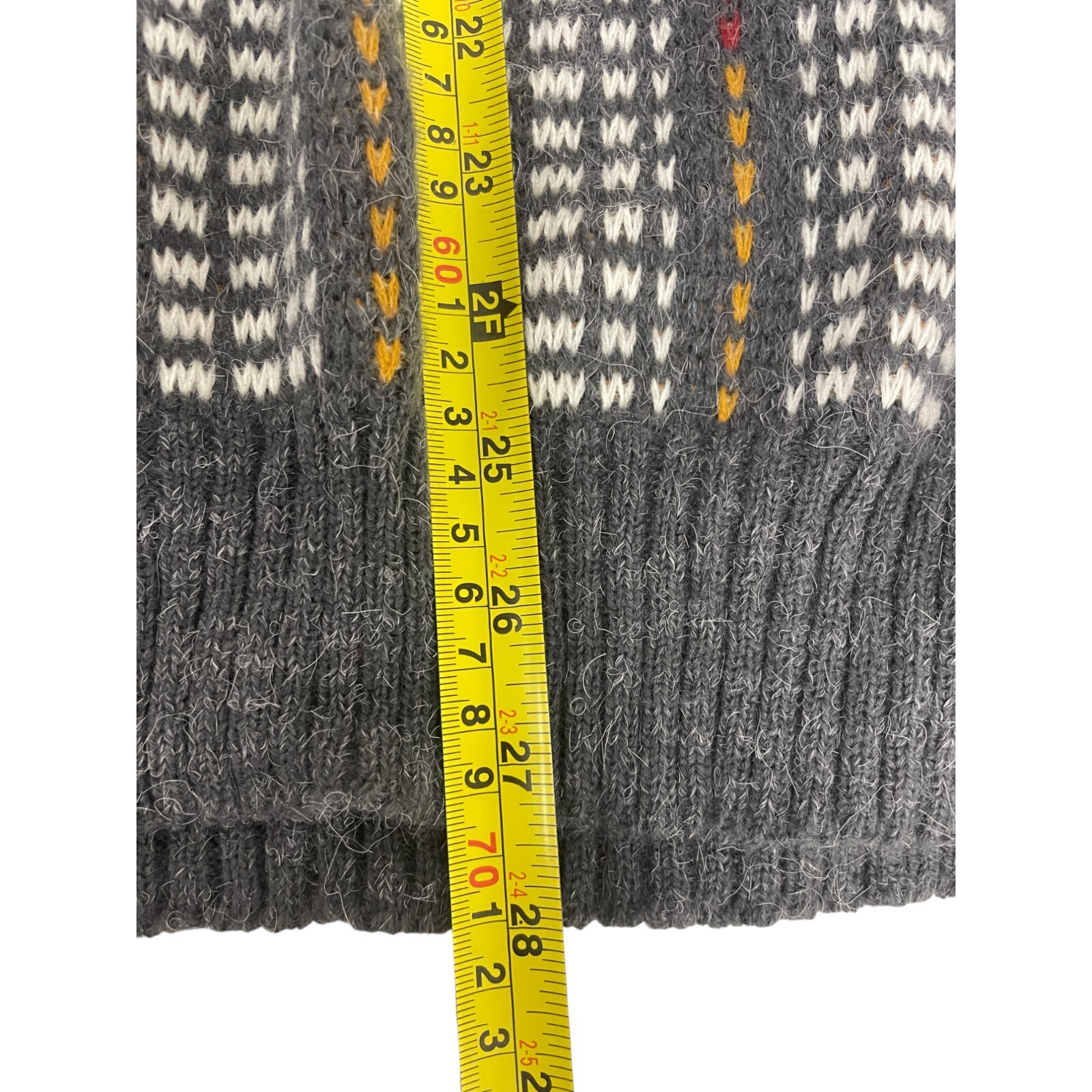 McGregor Pullover Sweater Mens Size XL Gray Multi Knit Crew Neck Vintage