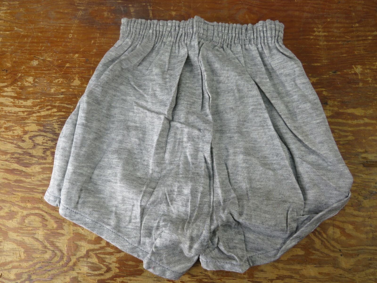 Vintage NOS 70’s Dodger gym running Shorts Youth Sizing Gray (1)