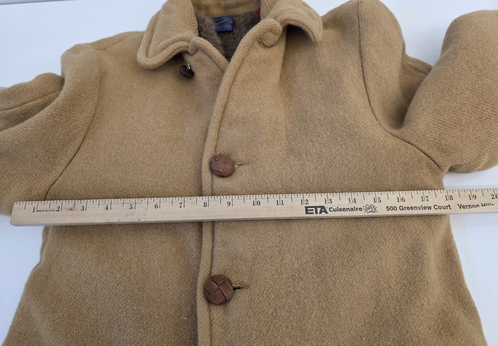 Vintage Pendleton Wool Jacket Coat Size SMALL See DESCRIPTION WARM / RARE