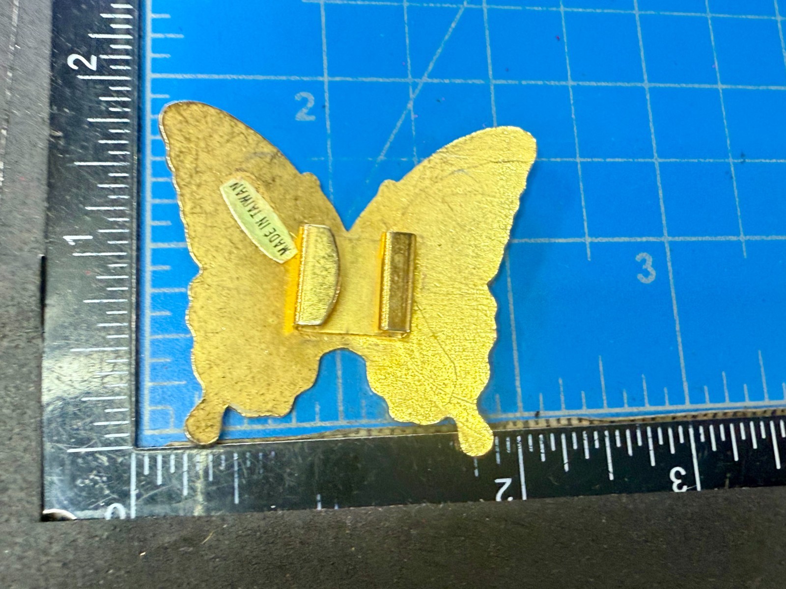 Beautiful Multi-Colored Butterfly Shaped Cutout Hippy Boho Vibe Belt Buckle